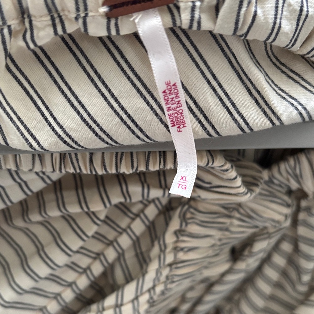 Free People Beige Striped Crop Top - Picture 9 of 10